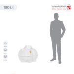 مخزن آب 100 لیتری افقی تهران پلیمر یارا