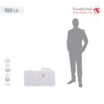 مخزن آب 100 لیتری مکعبی تهران پلیمر یارا