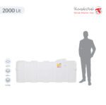 مخزن آب 2000 لیتری مکعبی تهران پلیمر یارا