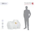 مخزن آب 350 لیتری افقی تهران پلیمر یارا