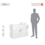 مخزن آب 500 لیتری آسان رو افقی تهران پلیمر یارا