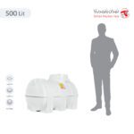 مخزن آب 500 لیتری افقی تهران پلیمر یارا