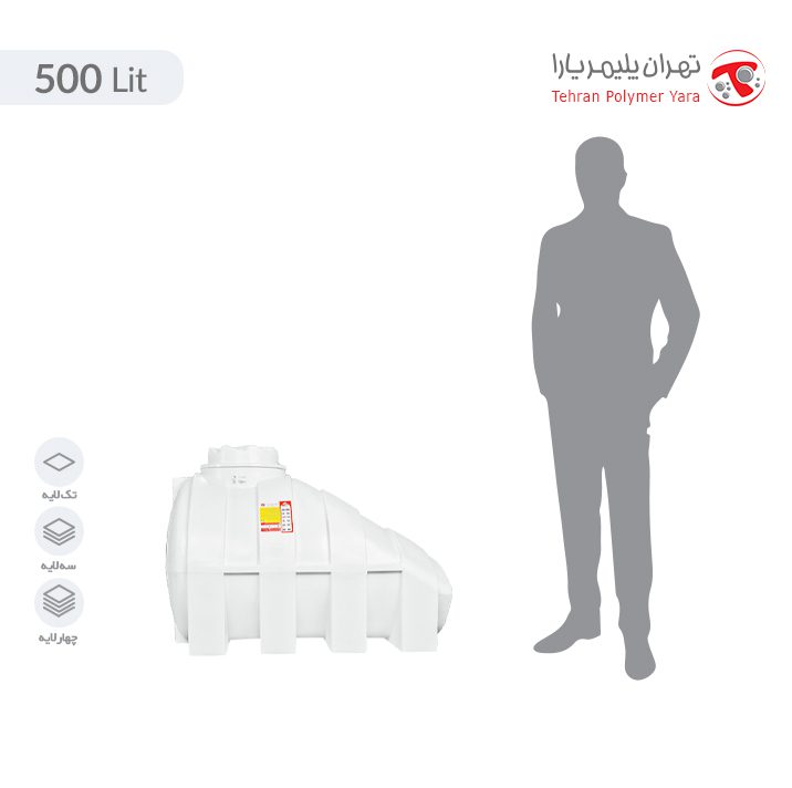 مخزن آب 500 لیتری زیرپله تهران پلیمر یارا - البرزمخزن