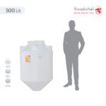 مخزن آب 500 لیتری قیفی تهران پلیمر یارا