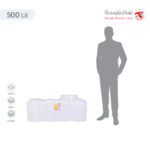 مخزن آب 500 لیتری مکعبی تهران پلیمر یارا