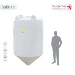 مخزن آب 5000 لیتری قیفی تهران پلیمر یارا