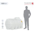 مخزن آب 800 لیتری افقی تهران پلیمر یارا