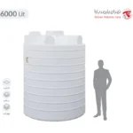 مخزن آب 6000 لیتری عمودی بلند تهران پلیمر یارا