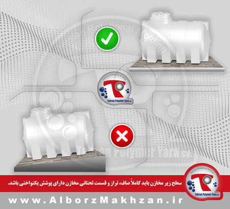 نصب مخزن آب