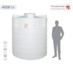 مخزن آب 4000 لیتری عمودی کوتاه تهران پلیمر یارا