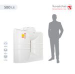 مخزن آب 500 لیتری آسان رو گرد تهران پلیمر یارا