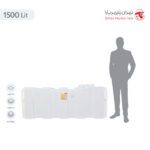 مخزن آب 1500 لیتری مکعبی تهران پلیمر یارا