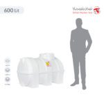 مخزن آب 600 لیتری افقی تهران پلیمر یارا