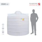 مخزن آب 3500 لیتری عمودی کوتاه تهران پلیمر یارا